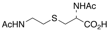 Chemical structure of N-Acetyl-S-(2-acetylaminoethyl)-L-cysteine