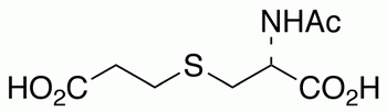Chemical structure of N-Acetyl-S-(2-carboxyethyl)-L-cysteine Bis(dicyclohexylamine) Salt