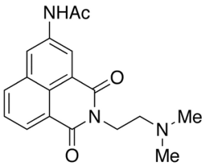 Chemical structure of N-Acetyl Amonafide