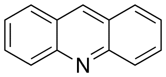 Chemical structure of Acridine