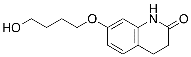 Chemical structure of 3,4-Dihydro-7-(4-hydroxybutoxy)-2(1H)-quinolinone