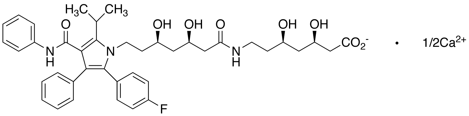 Chemical structure of Atorvastatin N-(3,5-Dihydroxy-7-heptanoic Acid)amide