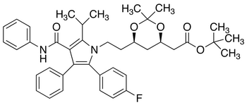 Chemical structure of Atorvastatin Acetonide tert-Butyl Ester