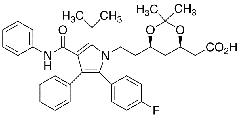 Chemical structure of Atorvastatin Acetonide