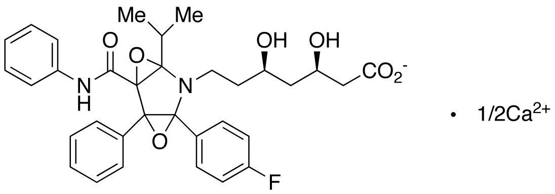 Chemical structure of Atorvastatin Diepoxide Calcium Salt