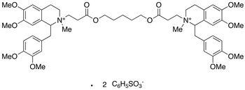 Chemical structure of Atracurium Besylate
