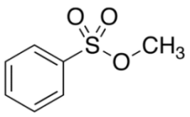Chemical structure of Methyl Benzenesulfonate