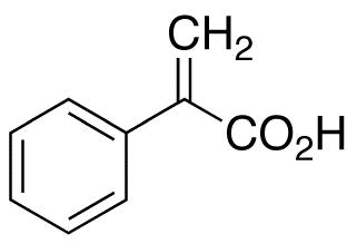Chemical structure of Atropic Acid