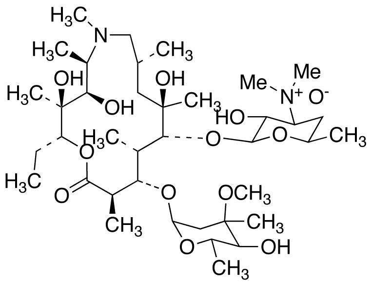 Chemical structure of Azithromycin N-Oxide