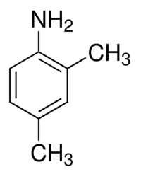 Chemical structure of 2,4-Dimethylaniline