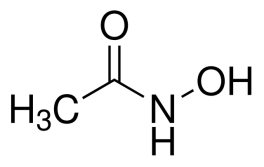 Chemical structure of Acetohydroxamic Acid