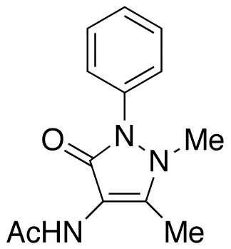 Chemical structure of 4-Acetamido Antipyrine