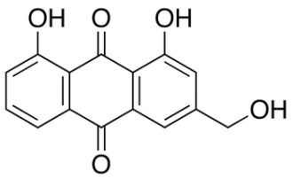 Chemical structure of Aloe-emodin