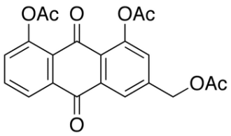Chemical structure of Triacetyl Aloe-emodin