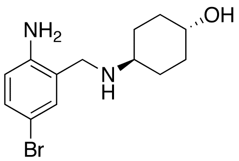 Chemical structure of Ambroxol Monobromo Impurity