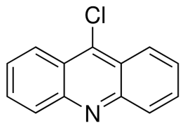 Chemical structure of 9-Chloroacridine