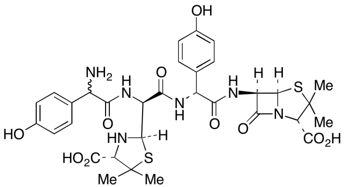 Chemical structure of Amoxicillin Dimer