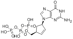 Chemical structure of Carbovir Triphosphate