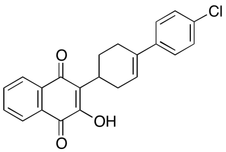 Chemical structure of Didehydro Atovaquone
