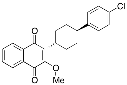 Chemical structure of O-Methyl Atovaquone