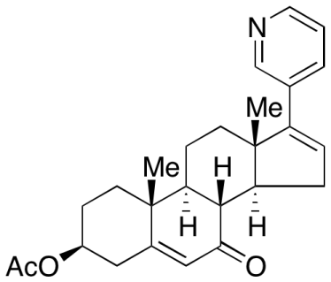 Chemical structure of 7-Ketoabiraterone Acetate