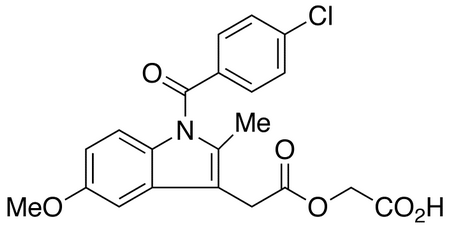 Chemical structure of Acemetacin