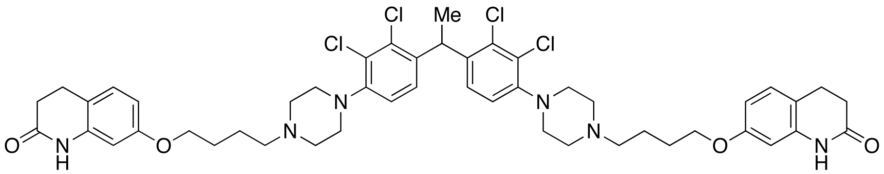 Chemical structure of Aripiprazole Dimer