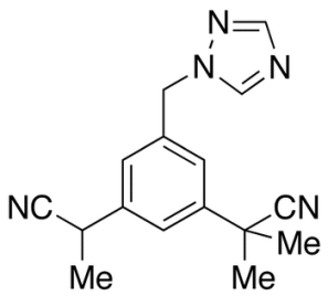 Chemical structure of α-Desmethyl Anastrozole