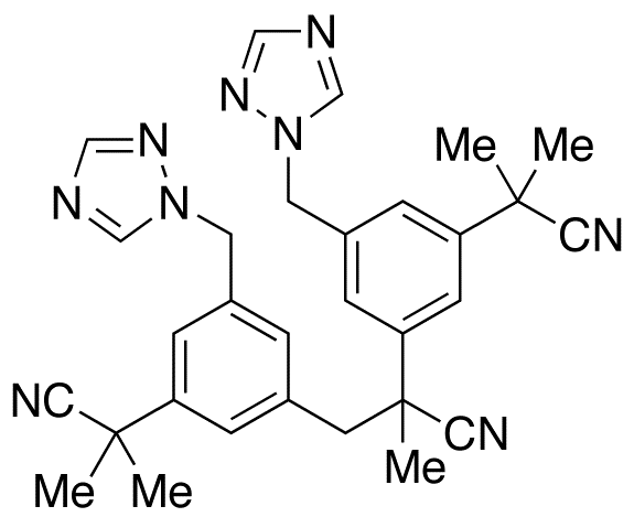 Chemical structure of Anastrozole Dimer Impurity