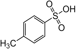 Chemical structure of 4-Methylbenzenesulfonic Acid