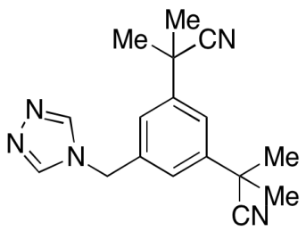 Chemical structure of Isoanastrozole
