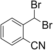 Chemical structure of 2-(Dibromomethyl)benzonitrile