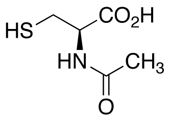 Chemical structure of Acetylcysteine