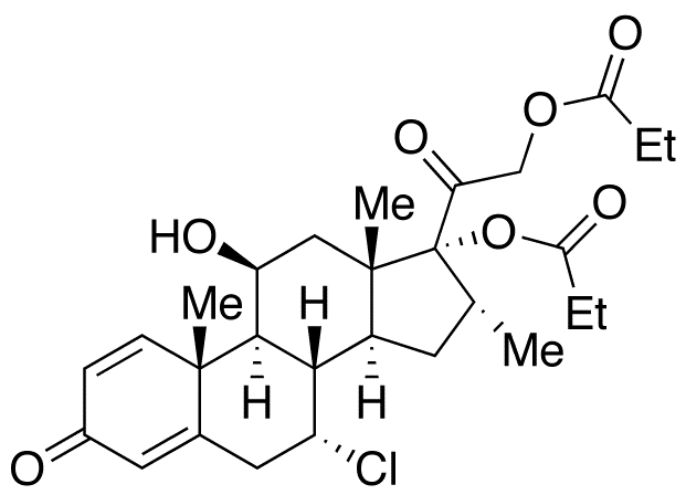 Chemical structure of Alclometasone Dipropionate
