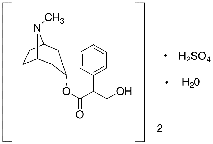 Chemical structure of Atropine Sulfate Monohydrate
