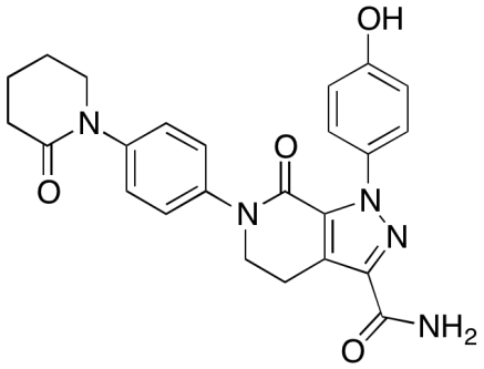 Chemical structure of O-Desmethyl Apixaban