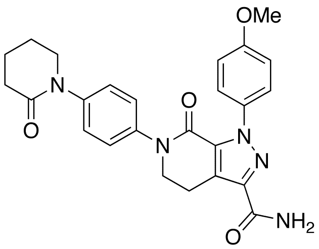 Chemical structure of Apixaban