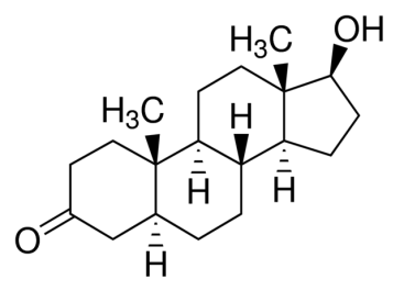 Chemical structure of Androstanolone