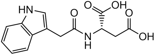 Chemical structure of Indole-3-acetyl-L-Aspartic Acid
