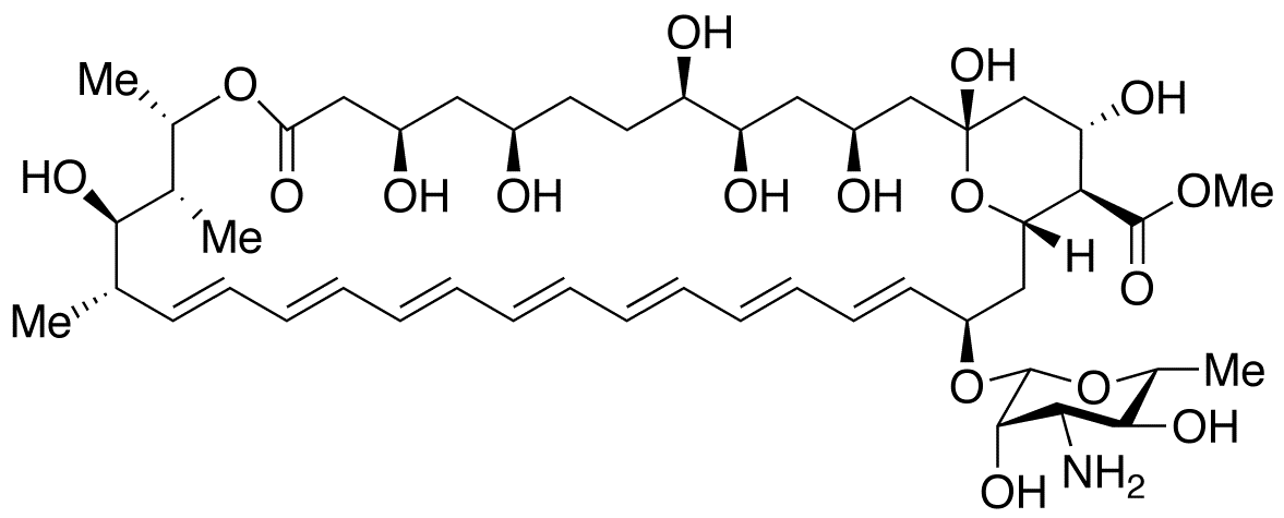 Chemical structure of Amphotericin B Methyl Ester