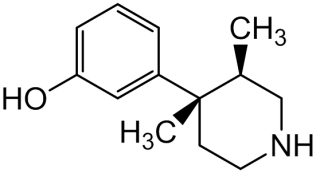 Chemical structure of 3-((3R,4S)-3,4-Dimethylpiperidin-4-yl)phenol