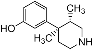 Chemical structure of 3-((3S,4R)-3,4-Dimethylpiperidin-4-yl)phenol