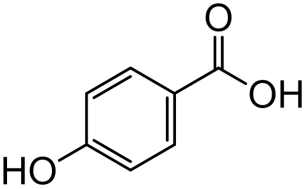 Chemical structure of p-Salicylic Acid