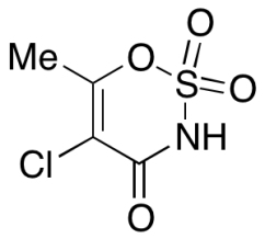 Chemical structure of 5-Chloro Acesulfame