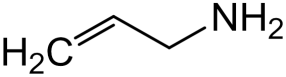 Chemical structure of Allylamine