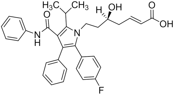 Chemical structure of Dehydro Atorvastatin