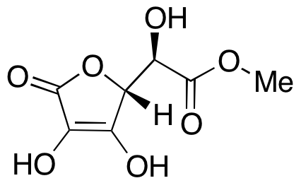 Chemical structure of L-threo-Hex-​2-​enaric acid 1,​4-Lactone 6-Methyl Ester
