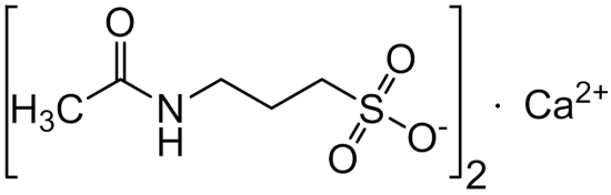Chemical structure of Acamprosate Calcium
