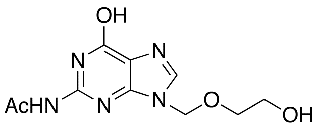 Chemical structure of N2-Acetyl Acyclovir