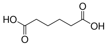 Chemical structure of Adipic Acid